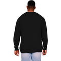 Black - Back - Casual Classics Mens Ringspun Cotton Tall Oversized Sweatshirt