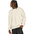 Ecru - Front - Casual Classics Mens Ringspun Cotton Tall Oversized Sweatshirt