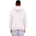 White - Back - Casual Classics Mens Core Ringspun Cotton Full Zip Hoodie