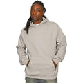 Stone - Front - Casual Classics Mens Ringspun Cotton Tall Oversized Hoodie