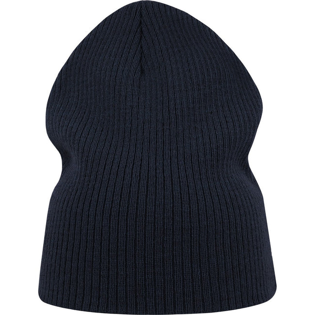 Navy - Back - Atlantis Unisex Adult Brad Recycled Slouch Beanie