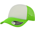 Safety Green - Front - Atlantis Unisex Adult Rapper 5 Panel Trucker Cap