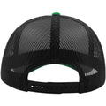 White-Black-Green - Back - Atlantis Unisex Adult Rapper 5 Panel Trucker Cap
