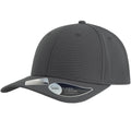 Dark Grey - Front - Atlantis Unisex Adult Sand 6 Panel Recycled Cap