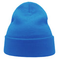 Sapphire - Side - Atlantis Unisex Adult Wind Recycled Cuffed Beanie