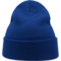 Royal Blue - Side - Atlantis Unisex Adult Wind Recycled Cuffed Beanie