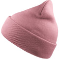 Pink - Front - Atlantis Unisex Adult Wind Recycled Cuffed Beanie