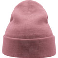 Pink - Side - Atlantis Unisex Adult Wind Recycled Cuffed Beanie