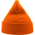 Orange - Back - Atlantis Unisex Adult Wind Recycled Cuffed Beanie