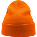 Orange - Side - Atlantis Unisex Adult Wind Recycled Cuffed Beanie