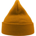 Mustard - Side - Atlantis Unisex Adult Wind Recycled Cuffed Beanie