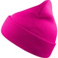 Fuchsia - Front - Atlantis Unisex Adult Wind Recycled Cuffed Beanie