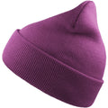Violet - Back - Atlantis Unisex Adult Wind Recycled Cuffed Beanie