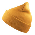 Gold Yellow - Back - Atlantis Unisex Adult Wind Recycled Cuffed Beanie