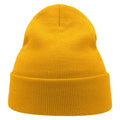 Gold Yellow - Side - Atlantis Unisex Adult Wind Recycled Cuffed Beanie