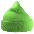 Safety Green - Back - Atlantis Unisex Adult Wind Recycled Cuffed Beanie