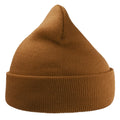 Light Brown - Back - Atlantis Unisex Adult Wind Recycled Cuffed Beanie