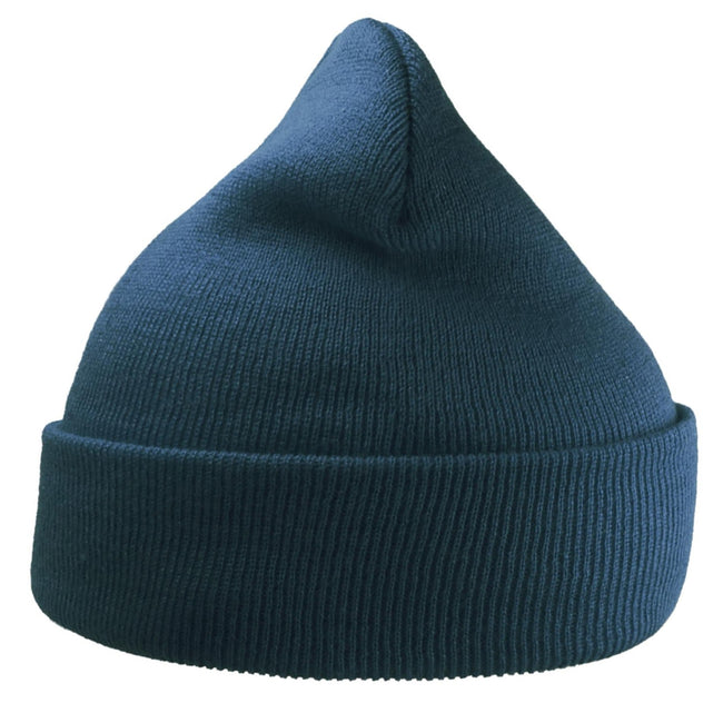 Petrol - Back - Atlantis Unisex Adult Wind Recycled Cuffed Beanie