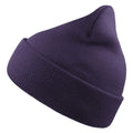 Purple - Front - Atlantis Unisex Adult Wind Recycled Cuffed Beanie