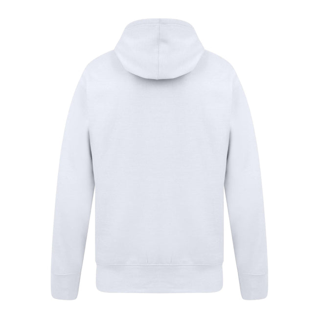 White - Back - Casual Classics Mens Premium Ringspun Cotton Hoodie