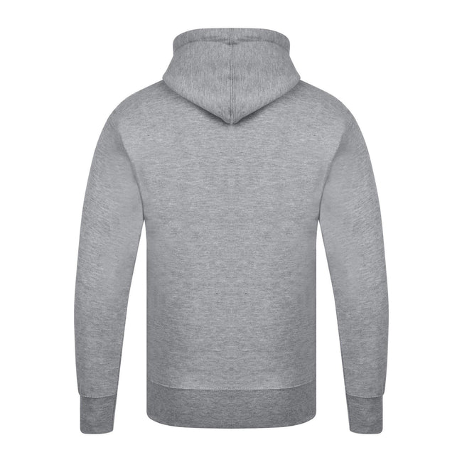 Sports Grey - Back - Casual Classics Mens Premium Ringspun Cotton Hoodie