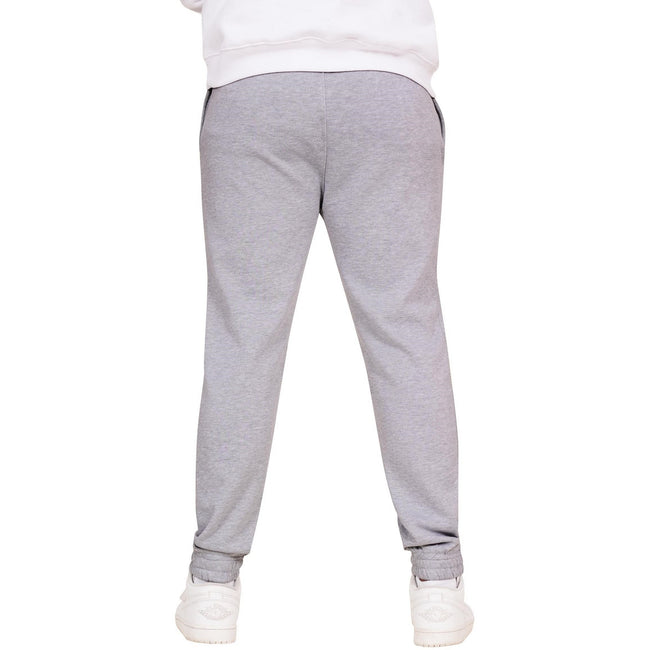 Heather Grey - Back - Casual Classics Unisex Adult Blended Core Ringspun Cotton Tall Jogging Bottoms