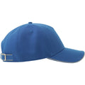 Royal Blue - Side - Atlantis Unisex Adult Reflective Sustainable 5 Panel Baseball Cap