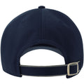 Navy - Back - Atlantis Unisex Adult Reflective Sustainable 5 Panel Baseball Cap