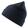 Navy - Back - Atlantis Unisex Adult Pier Polartech Lined Beanie