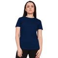 Navy - Front - Casual Classics Womens-Ladies Original Tech T-Shirt