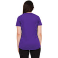 Purple - Back - Casual Classics Womens-Ladies Original Tech T-Shirt