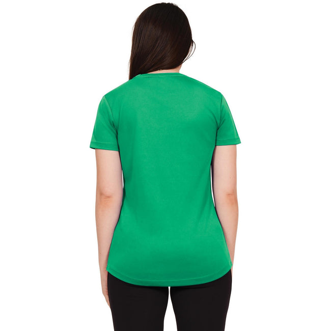Kelly Green - Side - Casual Classics Womens-Ladies Original Tech T-Shirt