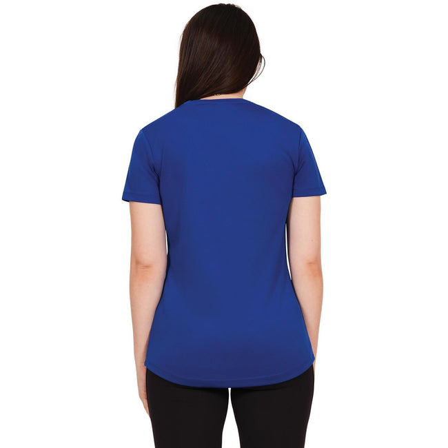 Royal Blue - Side - Casual Classics Womens-Ladies Original Tech T-Shirt