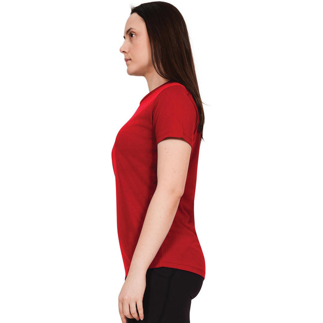 Red - Side - Casual Classics Womens-Ladies Original Tech T-Shirt