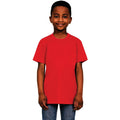 Red - Front - Casual Classics Childrens-Kids Original Tech T-Shirt