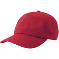 Red - Front - Atlantis Unisex Adult Dad Sustainable 6 Panel Baseball Cap