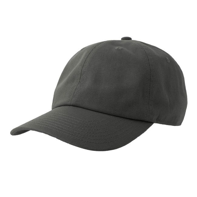Dark Grey - Front - Atlantis Unisex Adult Dad Sustainable 6 Panel Baseball Cap