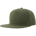 Olive - Front - Atlantis Unisex Adult 5 Panel Snapback Baseball Cap
