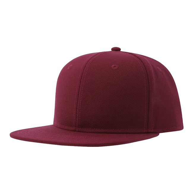Cardinal Red - Front - Atlantis Unisex Adult 5 Panel Snapback Baseball Cap