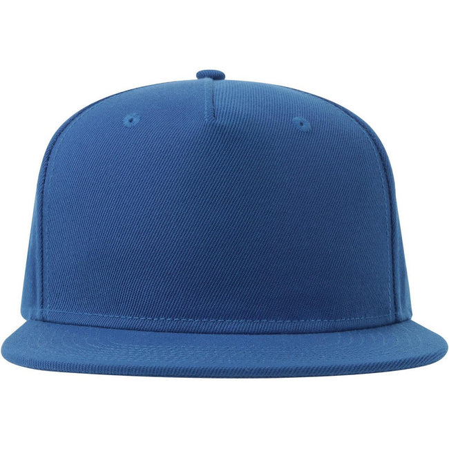 Royal Blue - Front - Atlantis Unisex Adult 5 Panel Snapback Baseball Cap