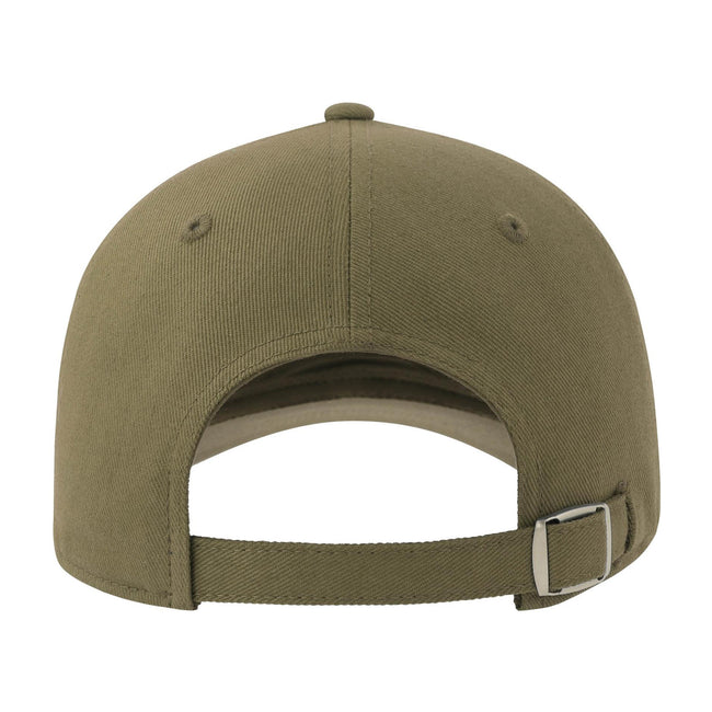 Olive-White - Back - Atlantis Unisex Adult Liberty Sandwich 6 Panel Sustainable Cap