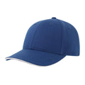 Royal Blue-White - Front - Atlantis Unisex Adult Liberty Sandwich 6 Panel Sustainable Cap