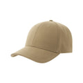 Khaki - Front - Atlantis Unisex Adult Liberty Sandwich 6 Panel Sustainable Cap