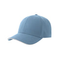 Columbia Blue-White - Front - Atlantis Unisex Adult Liberty Sandwich 6 Panel Sustainable Cap
