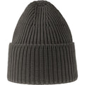 Dark Grey Melange - Back - Atlantis Unisex Adult Oak Chunky Knit Beanie