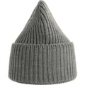 Light Grey Melange - Side - Atlantis Unisex Adult Oak Chunky Knit Beanie