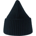 Navy - Side - Atlantis Unisex Adult Oak Chunky Knit Beanie