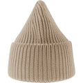 Beige - Side - Atlantis Unisex Adult Oak Chunky Knit Beanie