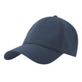 Navy - Front - Atlantis Unisex Adult 6 Panel Fitted Baseball Cap
