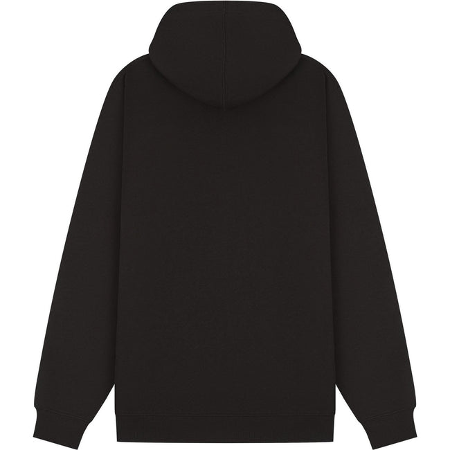 Black - Back - Casual Classics Unisex Adult Core Ringspun Cotton Tall Full Zip Hoodie